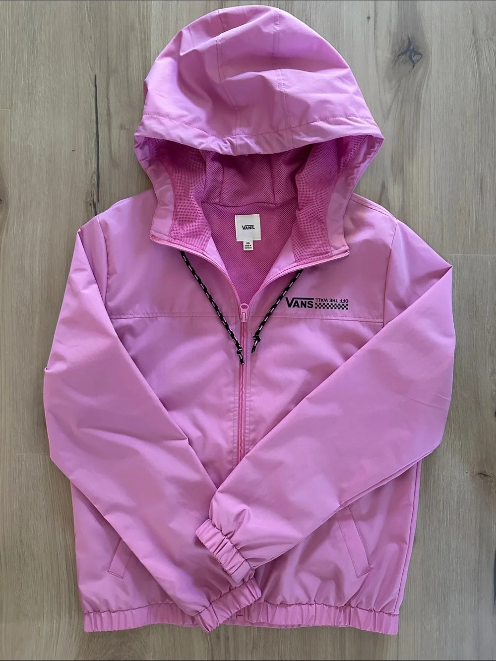 Vans Pink Hooded Rain Jacket for Kids